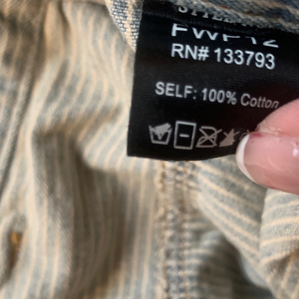 Nwot Pol Gray Patchwork Jeans - image 7